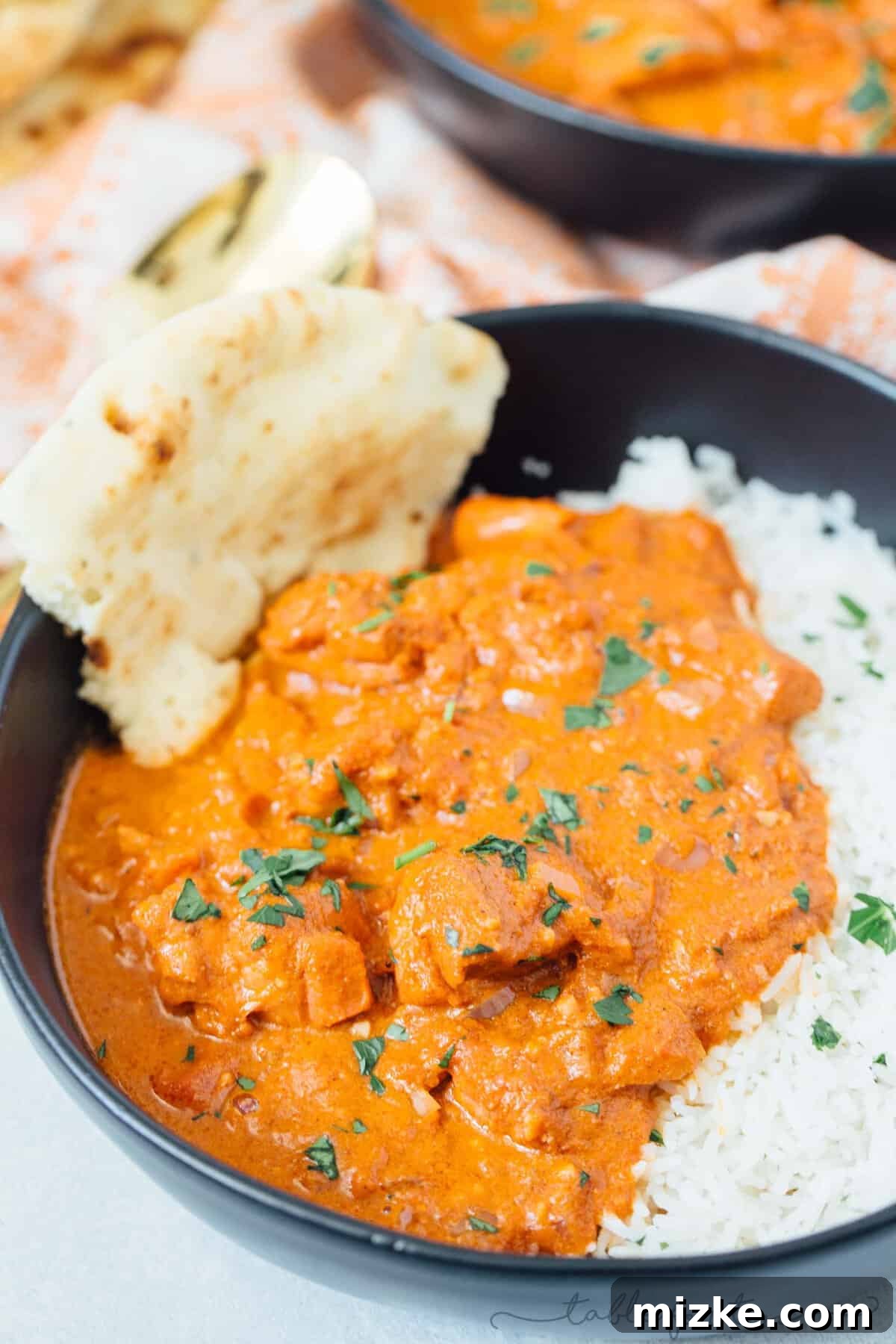 A traditional classic Indian dish; this stovetop butter chicken recipe is perfect for all your Indian restaurant cravings! #butterchicken #indian #recipe #chickenrecipe #chicken