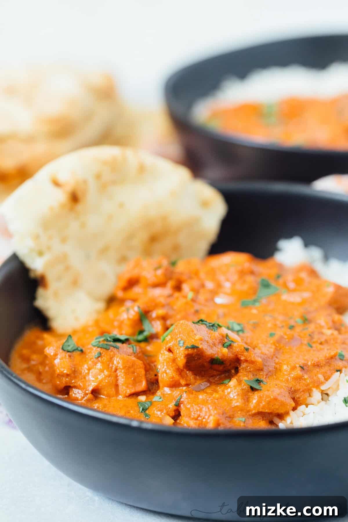 A traditional classic Indian dish; this stovetop butter chicken recipe is perfect for all your Indian restaurant cravings! #butterchicken #indian #recipe #chickenrecipe #chicken