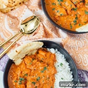 A traditional classic Indian dish; this stovetop butter chicken recipe is perfect for all your Indian restaurant cravings! #butterchicken #indian #recipe #chickenrecipe #chicken