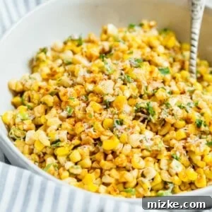 Esquites 2 A less messy way to eat Mexican street corn! This Mexican street corn off the cob is one you'll want to make for all your parties year-round! #mexicanstreetcorn #corn #mexican #sidedish #cornrecipe