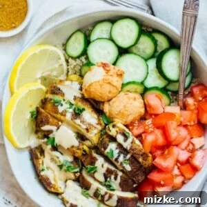 Easy Chicken Shawarma Quinoa Bowls