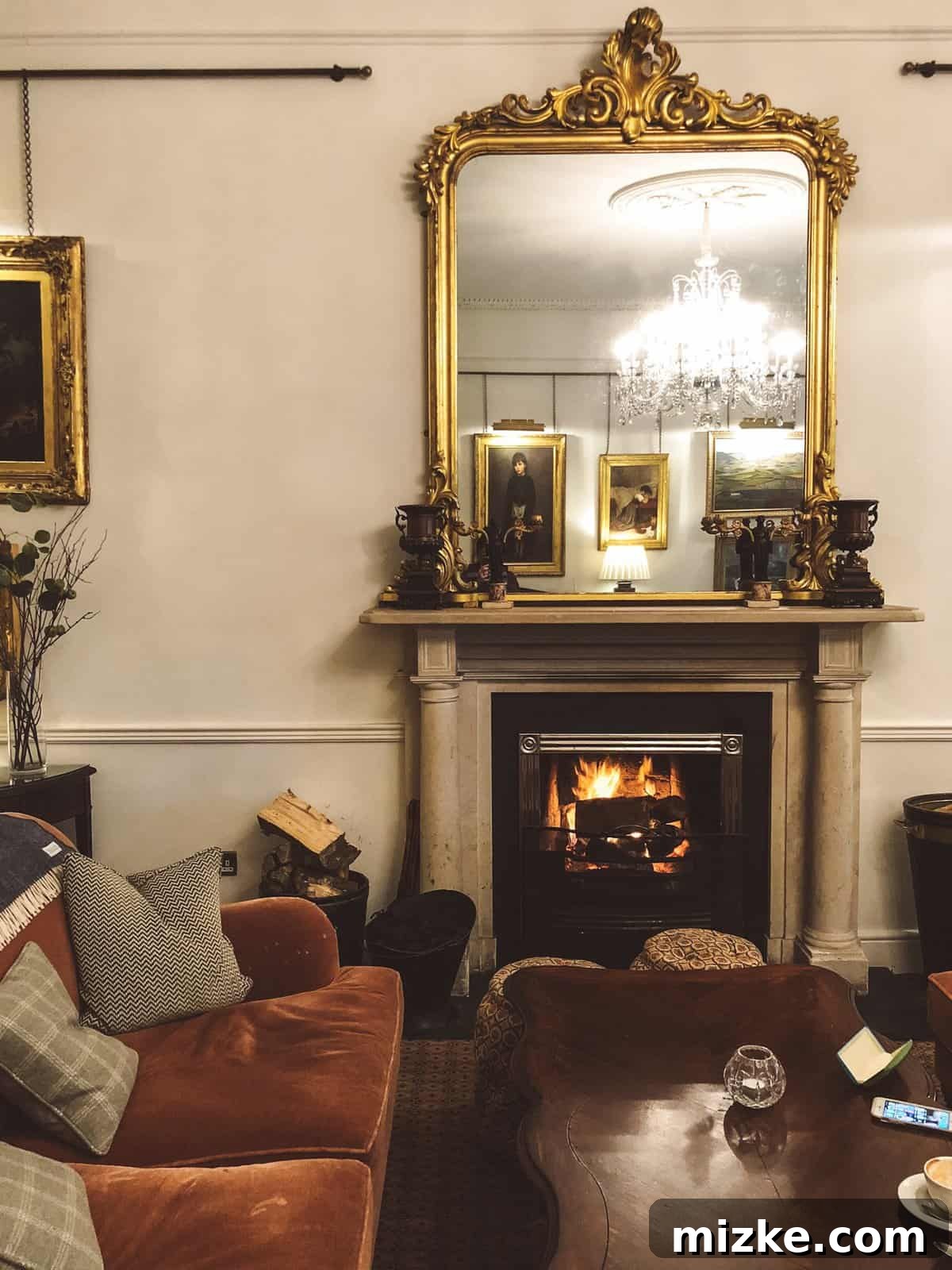 Luxurious Castle Accommodations with Stunning Views Spacious, luxurious suite with a scenic view at Ballynahinch Castle Hotel, Connemara