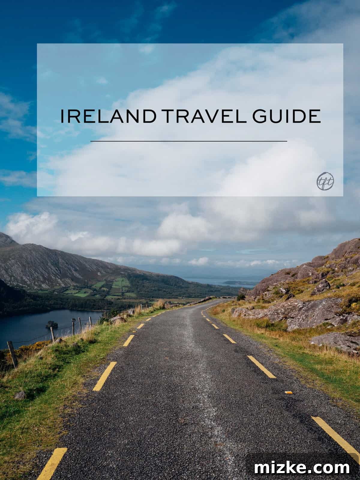 The Emerald Isle Explorer Series 2 Lush green Irish landscape with a winding road leading to distant hills