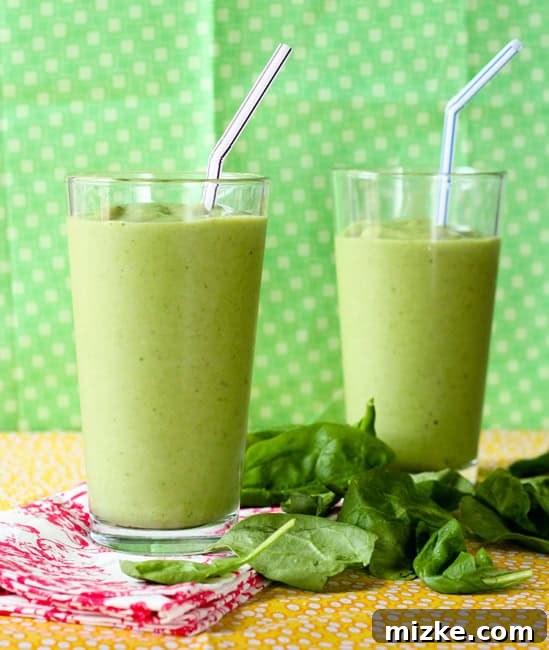 Verdant Power Smoothie 3 Fresh ingredients laid out, ready for a green monster smoothie