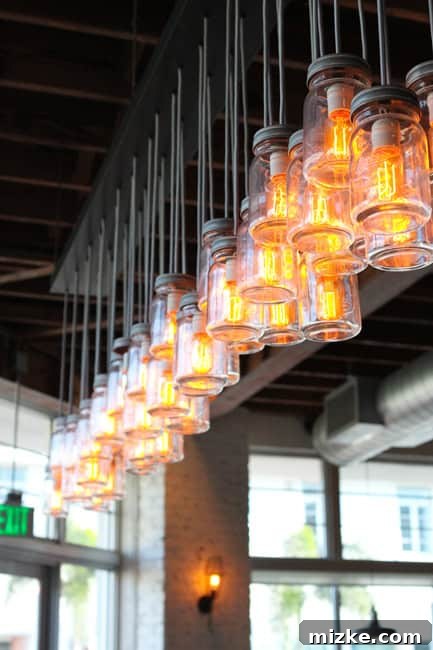 Neon Shores 6 Unique and artistic lighting fixture inside Yardbird restaurant