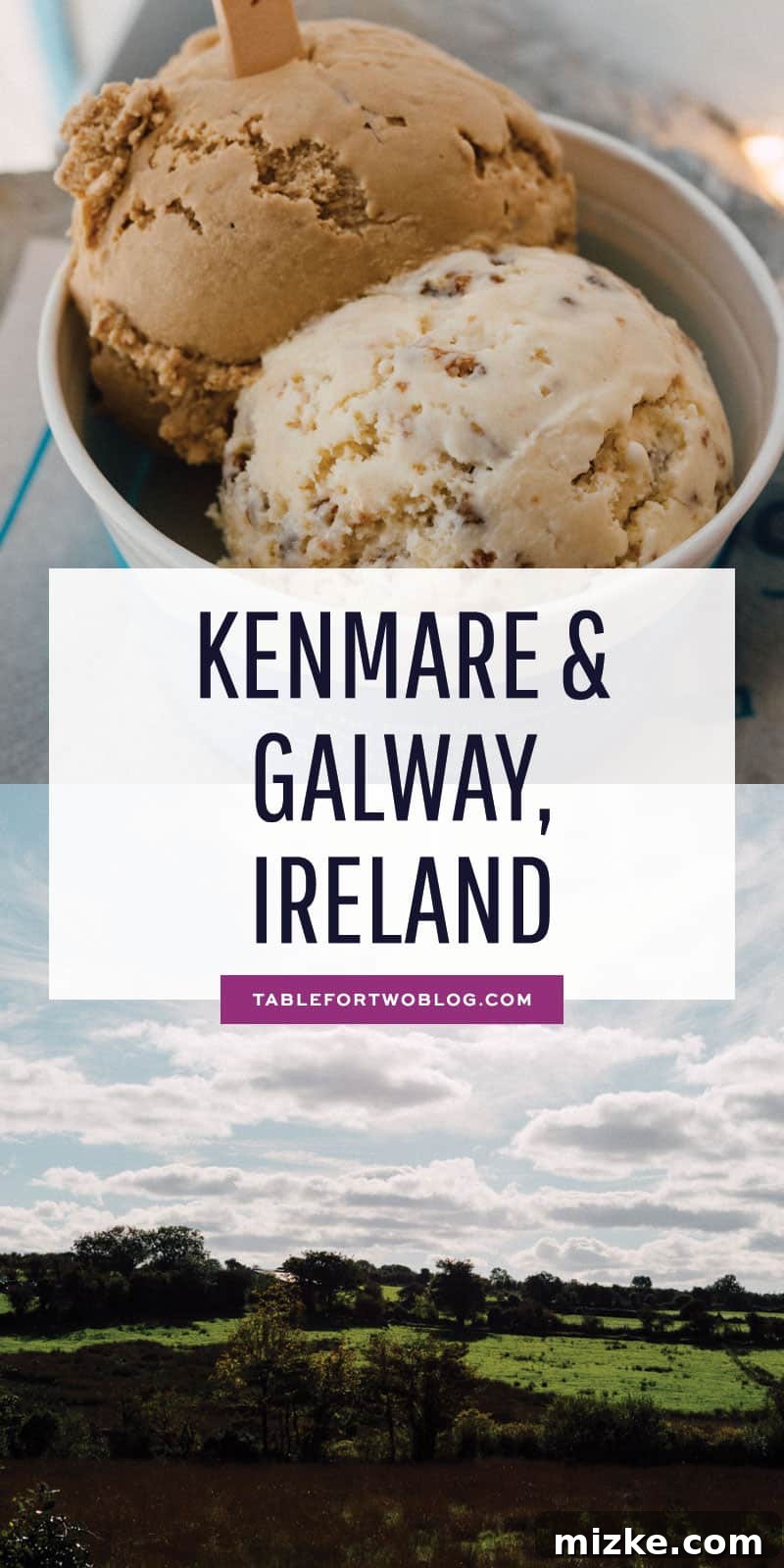 Kenmare Ireland's Hidden Beauty 21 Pinterest pin graphic for Connemara, Ireland travel guide