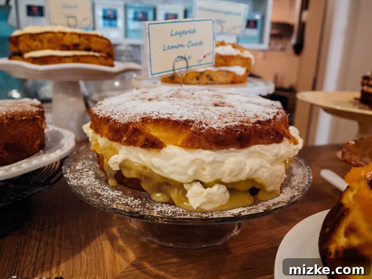 Ireland's Rugged Beara Peninsula 12 More delightful pastries and cakes on display inside the charming Castletownbere tea shop