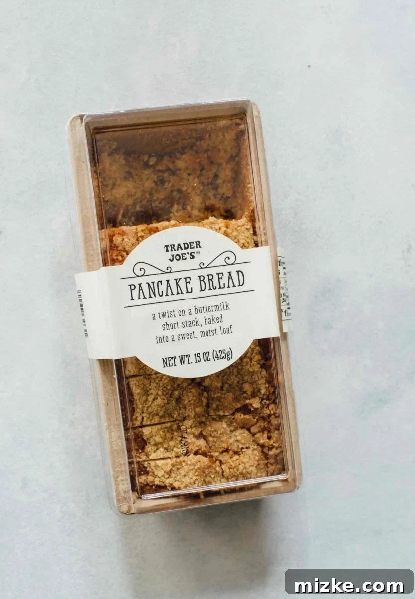 If you love Trader Joe's pancake bread and can't find it or aren't near a Trader Joe's — don't fret. You can make your own pancake bread at home! It's tender, moist, and FULL of crumb! If you love Trader Joe's pancake bread and can't find it or aren't near a Trader Joe's — don't fret. You can make your own pancake bread at home! It's tender, moist, and FULL of crumb!