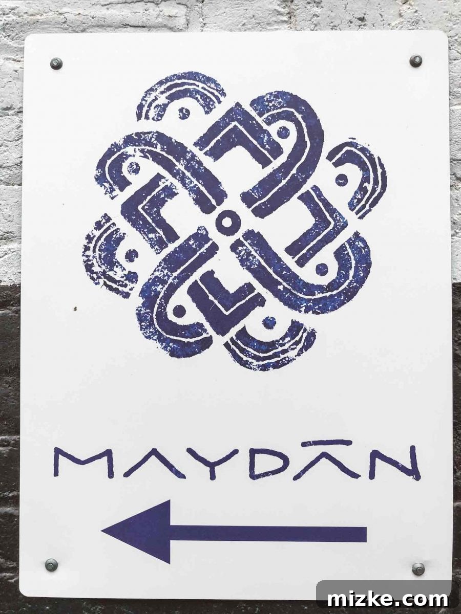 Maydan's DC Romance 5 Maydan restaurant sign