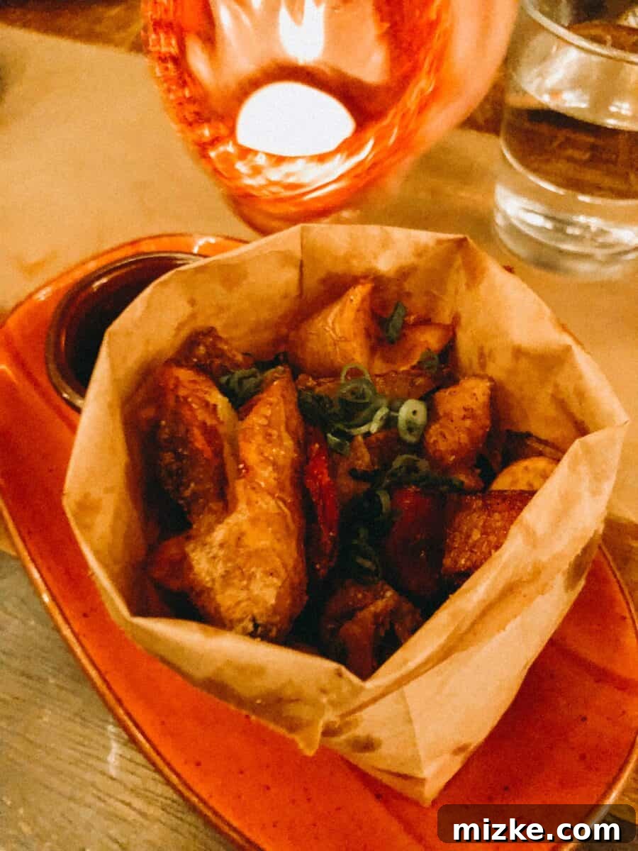 DC Date Night: True North 8 A savory Spice Bag dish, a popular international street food item