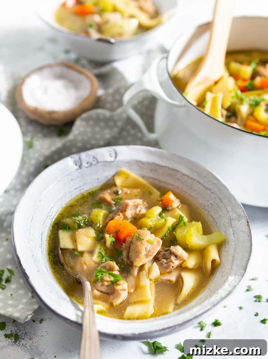 Fresh, Wholesome Ingredients for the Ultimate Chicken Noodle Soup Experience Diced fresh vegetables including carrots, celery, and onions, ready to be added to the chicken noodle soup pot.
