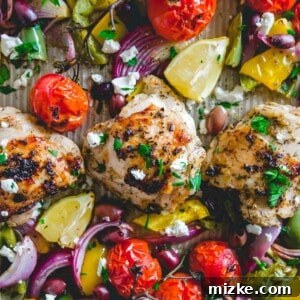 Sheet Pan Greek Chicken recipe image