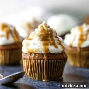 Delicious Pumpkin Spice Latte Cupcakes