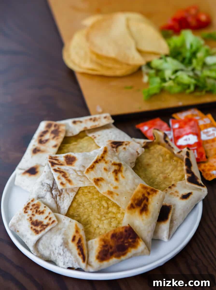 Crunchwrap Perfection Homemade Style 3 This homemade Crunchwrap Supreme recipe is going to satisfy all your Taco Bell cravings! It's filled with meaty, cheesy, crunchy goodness!