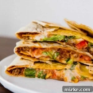 Homemade Crunchwrap Supreme