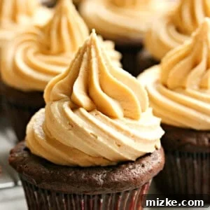Salted Caramel Chocolate Cupcakes ready to be served