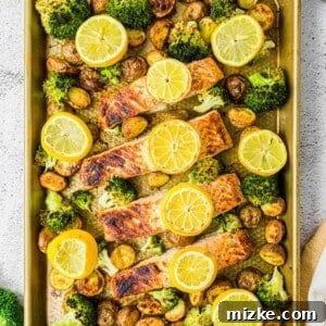 Sheet Pan Salmon and Vegetables