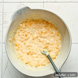 Hearty Cornbread Delight 8 sweet corn and cream of corn added to wet mixture for cornbread casserole