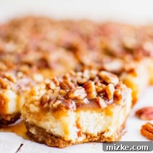 Pecan Pie Cheesecake Bars
