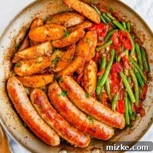One-Pan Sausage and Vegetables