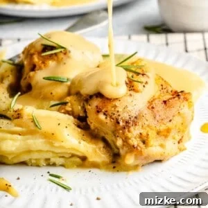 Pouring sauce over yum yum chicken.