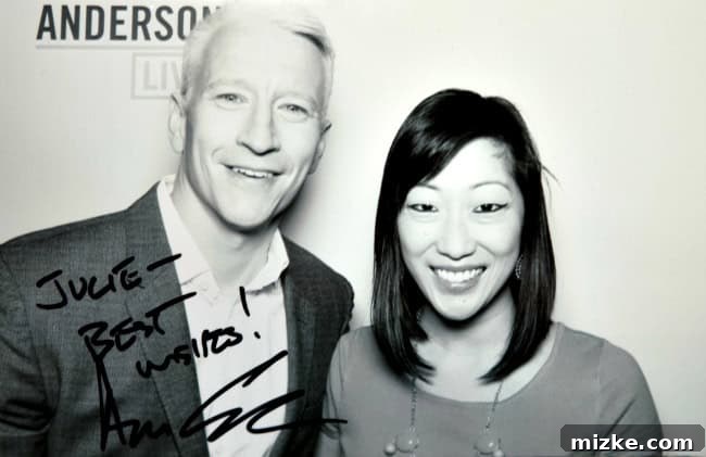 Anderson Cooper Live The Daily Digital Luminary 5 Blogger in the audience for Anderson Cooper Live