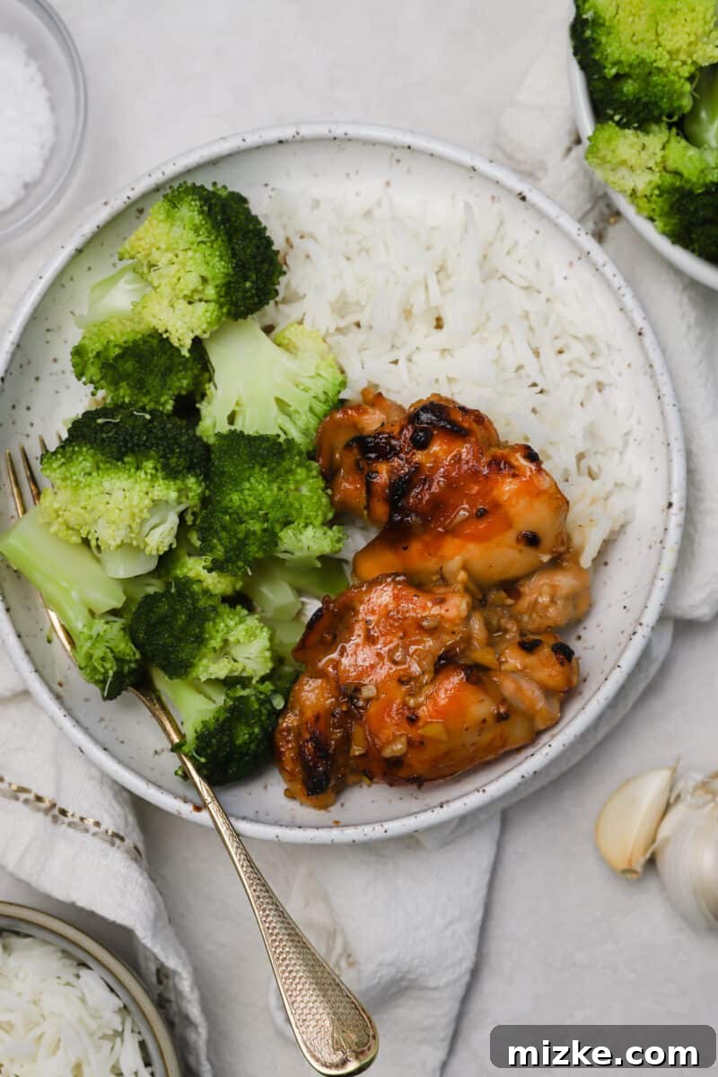 Honey Soy Chicken from www.tablefortwoblog.com This honey soy chicken is easy to put together and has a great Asian flavor profile for those nights you feel like giving a little pizazz to your dinner!
