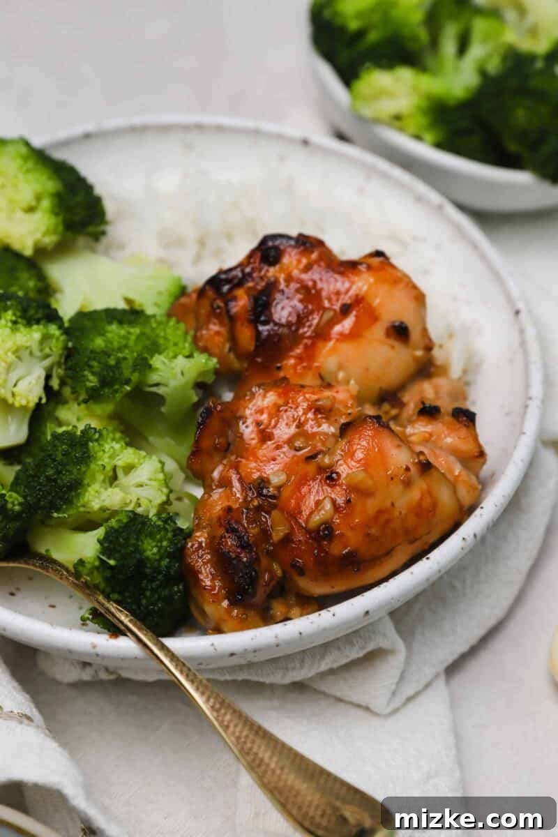 Honey Soy Chicken from www.tablefortwoblog.com This honey soy chicken is easy to put together and has a great Asian flavor profile for those nights you feel like giving a little pizazz to your dinner!