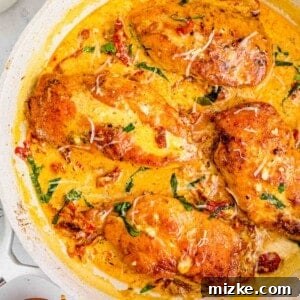 Yes-I-Will Chicken 12 Seared chicken breasts in cream sauce mixture with sun-dried tomatoes, basil, and parmesan cheese on top