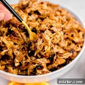 Orange slices are placed next to a bowl of golden-brown carnitas.