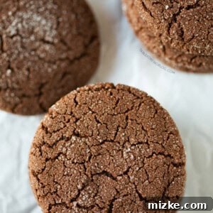 Chocolate Sugar Cookies on a cooling rack