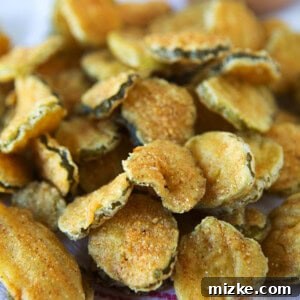 Platter of perfectly fried pickles