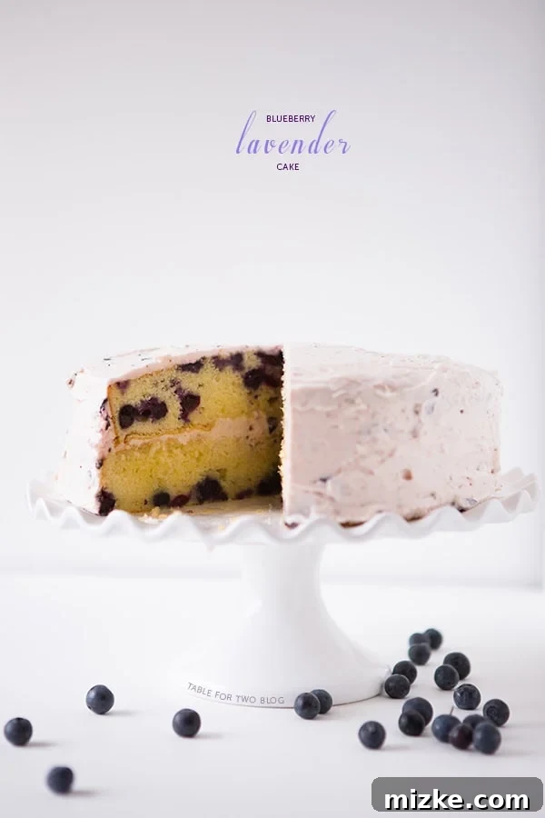 Blueberry Lavender Cake | tablefortwoblog.com Blueberry Lavender Cake | tablefortwoblog.com