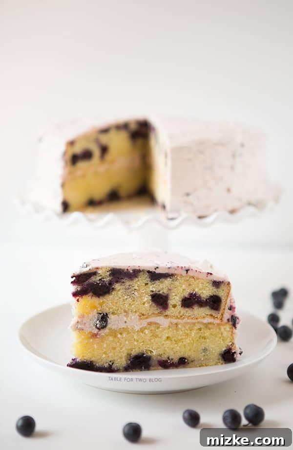 Blueberry Lavender Cake | tablefortwoblog.com Blueberry Lavender Cake | tablefortwoblog.com