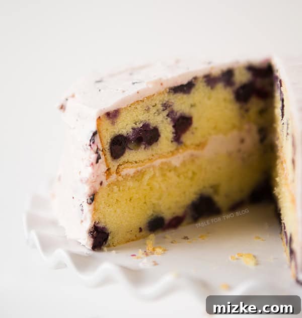 Blueberry Lavender Cake | tablefortwoblog.com Blueberry Lavender Cake | tablefortwoblog.com