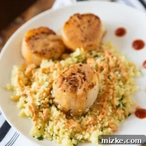 Scallops with Spicy Curry Sauce and Couscous, recipe remake of the King Kong Couscous at Silly Goose in Nashville, TN