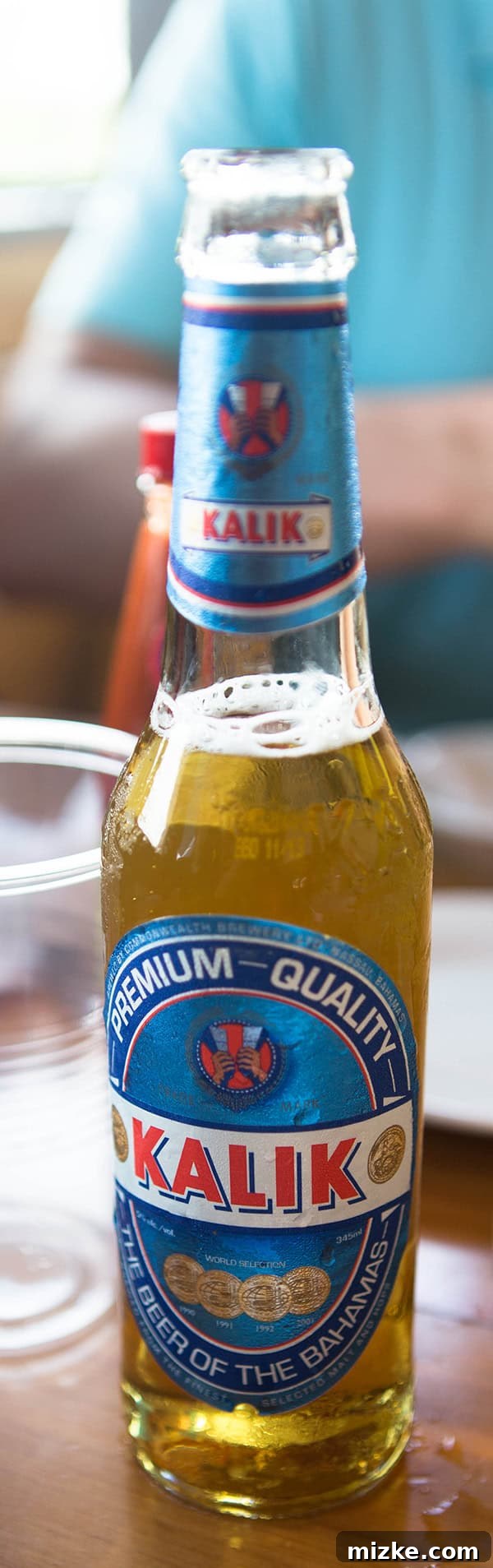 Nassau Bahamian Paradise 12 Kalik beer, the beer of the Bahamas