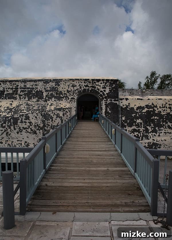 Nassau Bahamian Paradise 34 Inside Fort Charlotte's historic walls