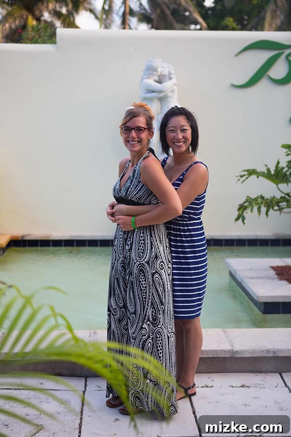 Nassau Bahamian Paradise 45 Claire and author together