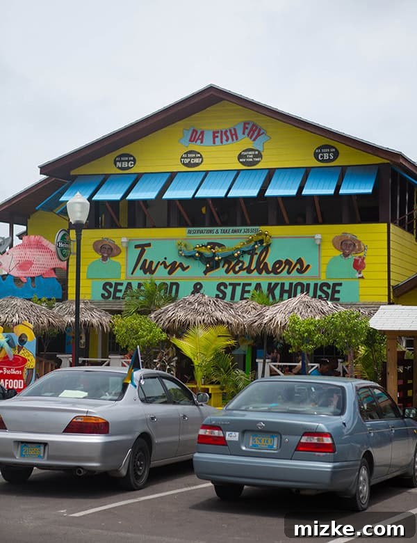Nassau Bahamian Paradise 7 Twin Brothers restaurant at the Fish Fry