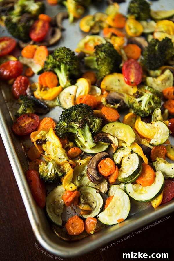 How To Roast Vegetables | tablefortwoblog.com