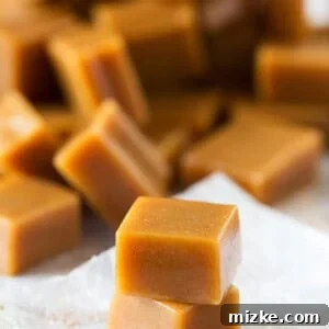 Homemade Apple Cider Caramels | tablefortwoblog.com