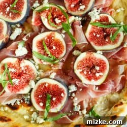 fig and prosciutto grilled pizza