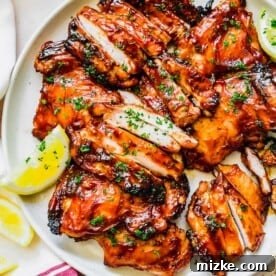 grilled BBQ chicken