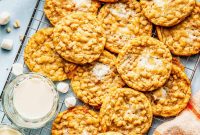 Crispy Marshmallow Cookies with Gooey Centers